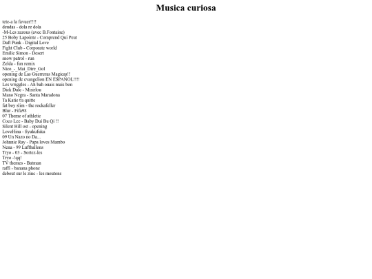 IndiceCentral/musica_curiosa-index screenshot