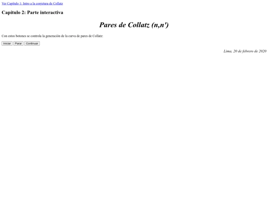 Matematicas/ParesDeCollatz screenshot