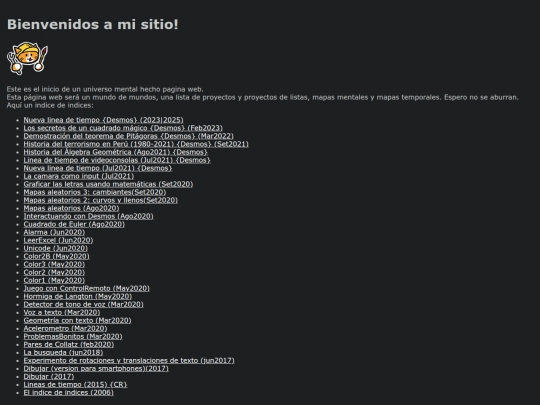 index screenshot