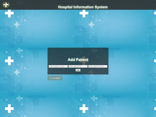 AddPatient screenshot