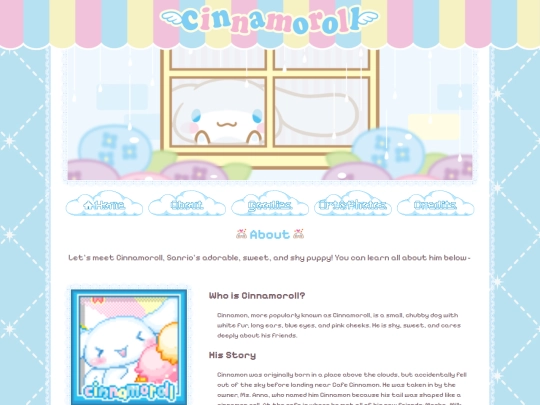 cinnamoroll/about screenshot