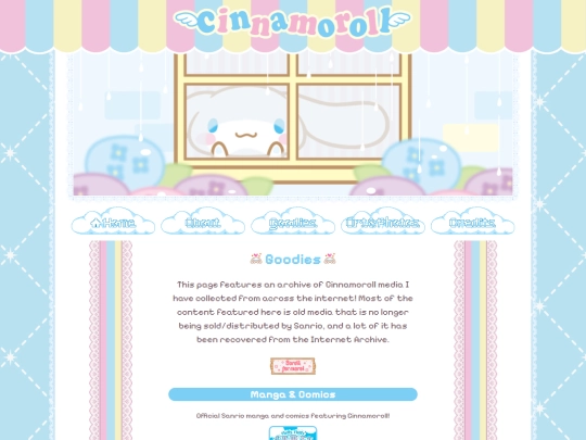 cinnamoroll/goodies screenshot