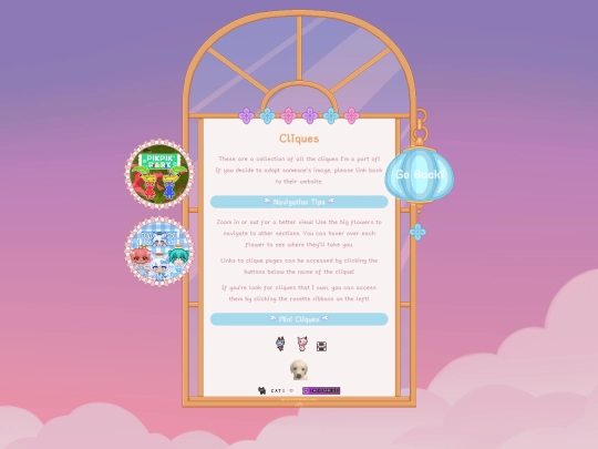 cliques screenshot