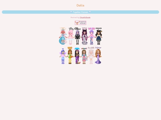 cliques/dolls screenshot