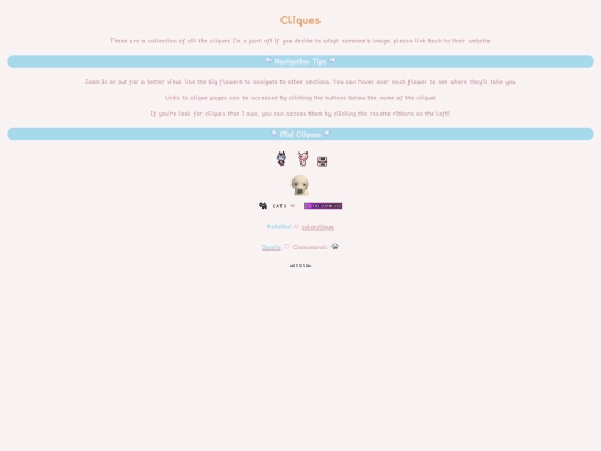 cliques/intro screenshot