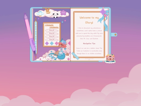 diary screenshot