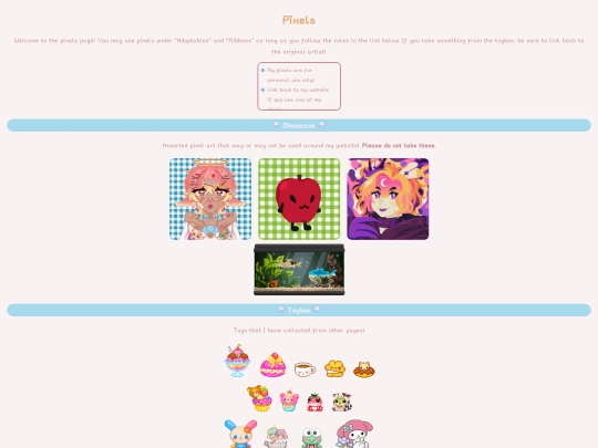 home/pixels screenshot