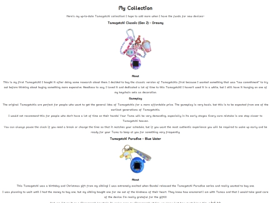 tamagotchi/collection screenshot