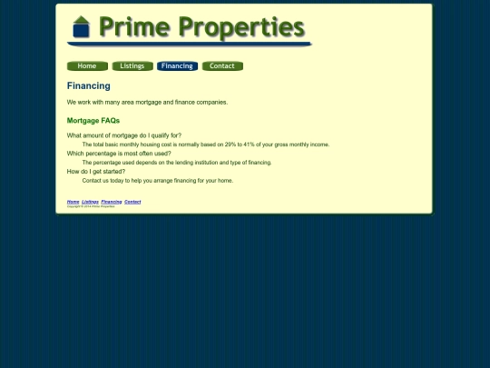 Chapter_04/Case Studies/PrimeProperties/PP_Financing screenshot