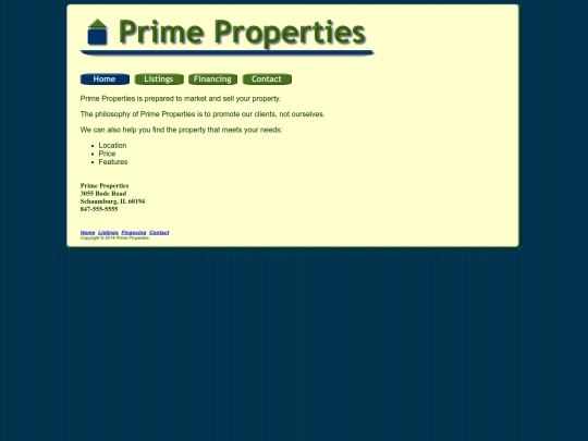 Chapter_04/Case Studies/PrimeProperties/PP_Home screenshot