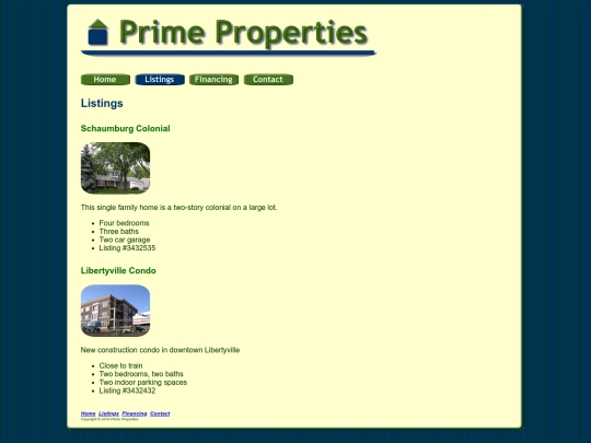 Chapter_04/Case Studies/PrimeProperties/PP_Listings screenshot