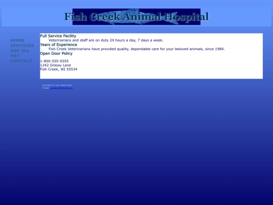 Chapter_06/Case Study/FishCreek screenshot