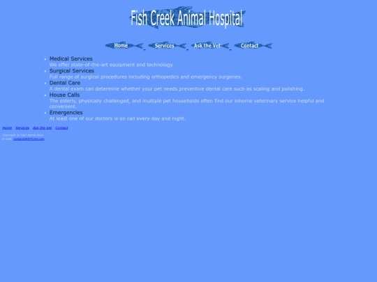 FishCreek/services screenshot