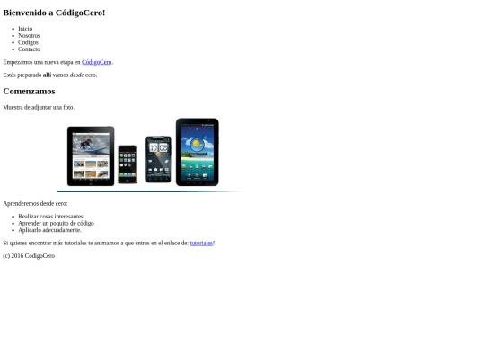 index screenshot