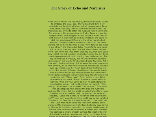gallery/writing/narcissus screenshot