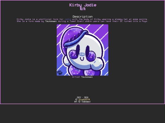 OC Stats/Pages/Alt Forms/Kirby Jodie screenshot