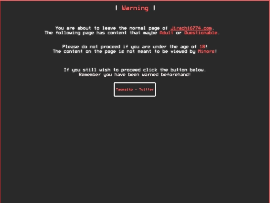 OC Stats/Pages/Warning screenshot