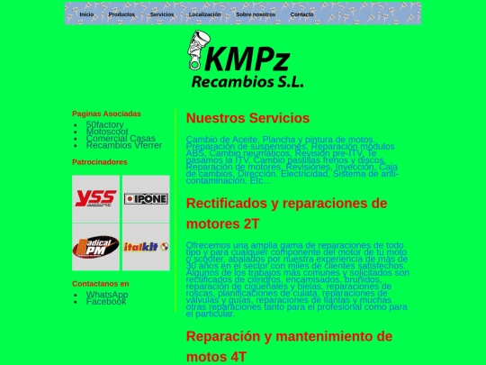 servicios screenshot