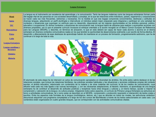 Lengua extranjera screenshot