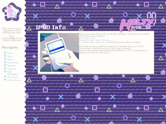 ipod screenshot