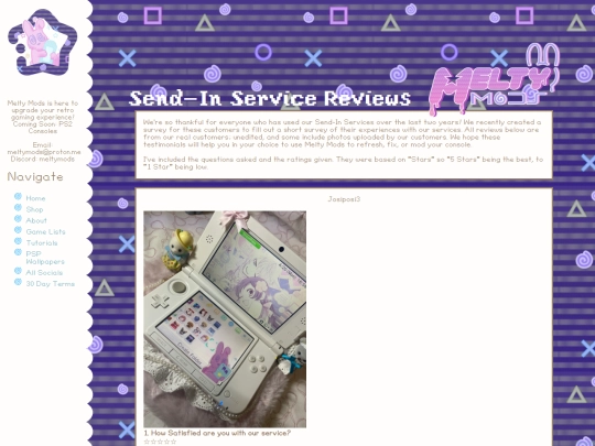 reviews screenshot