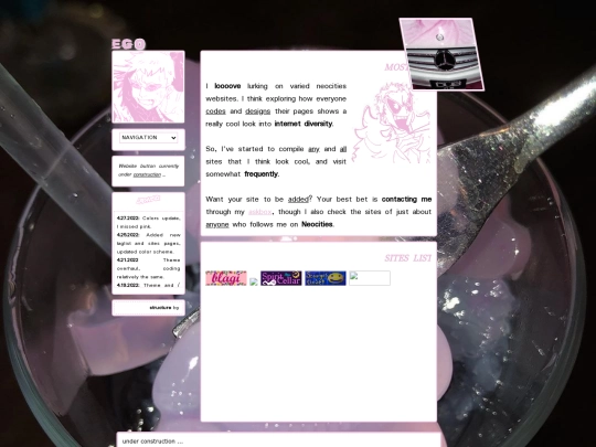 sites screenshot