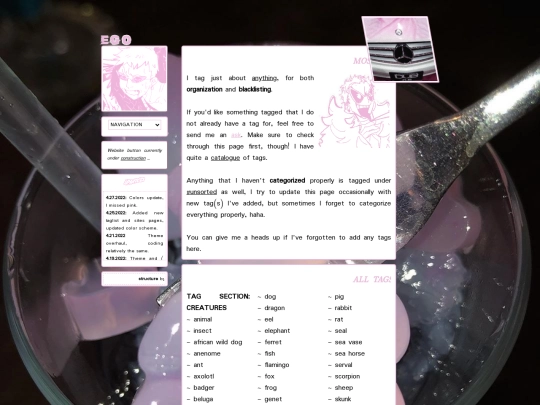 taglist screenshot