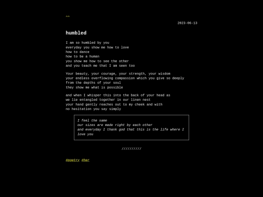 poetry/her/2023/06/13/humbled screenshot