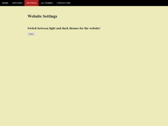settings screenshot