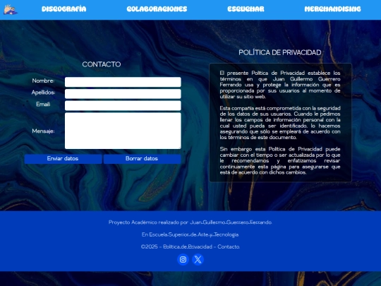 contact screenshot