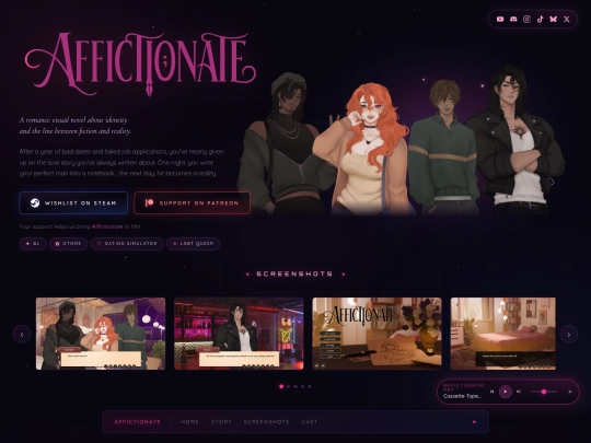 affictionate screenshot