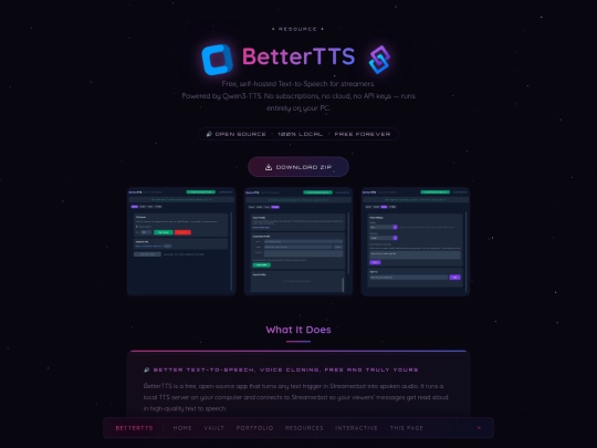 bettertts screenshot