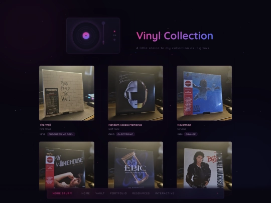 vinyl-collection screenshot