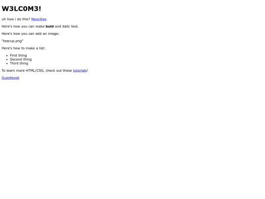 index screenshot