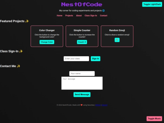 index screenshot
