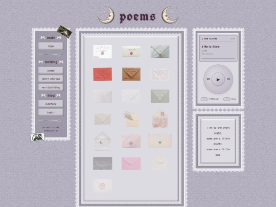 poems screenshot