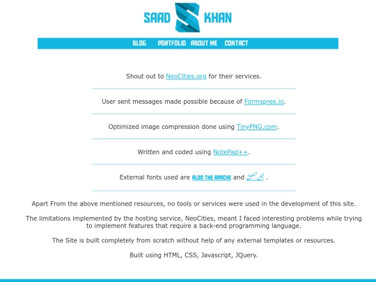aboutSite screenshot