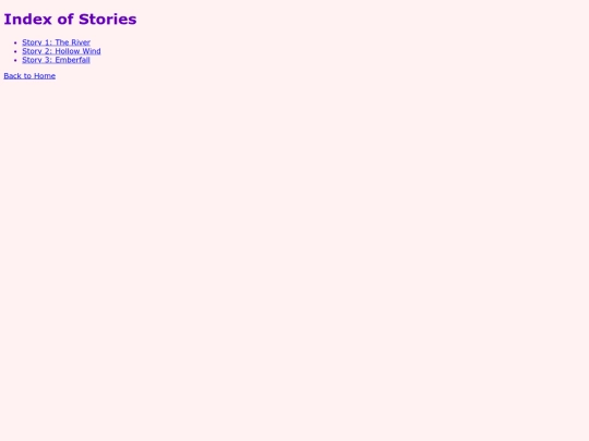 stories screenshot