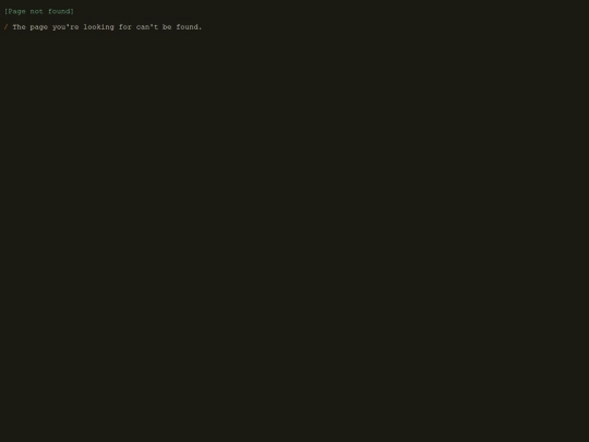 not_found screenshot
