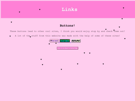 links screenshot
