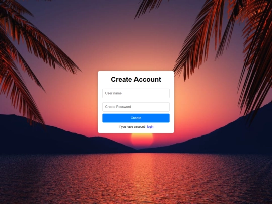 coffee/fashion/signup screenshot