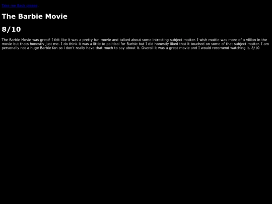Other/Movie Reviews/BarbieMovie screenshot