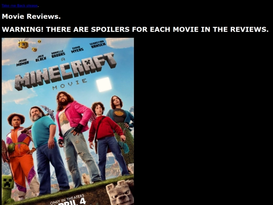 Other/Movie Reviews screenshot