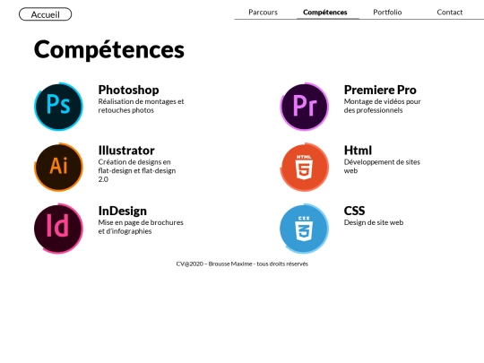 Compétences screenshot