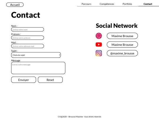 Contact screenshot