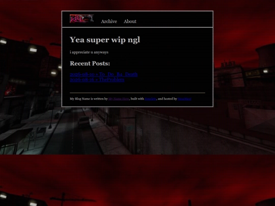 blog screenshot