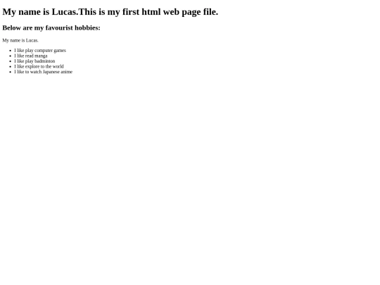 webhw/hw1 screenshot
