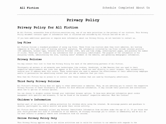 privacy-policy screenshot