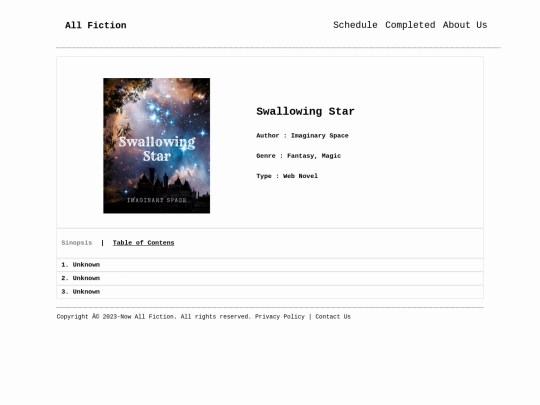 toc screenshot