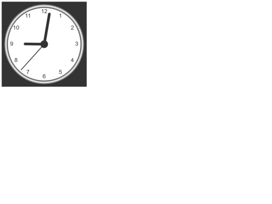 htmlcanvas_clock screenshot